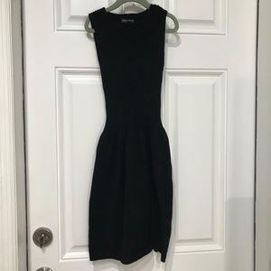 American apparel black knitted dress